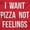 Heather Red, variant on I Want Pizza Not Feelings Funny Food Crewneck T Shirts Boy Girl Teen Brisco Brands L