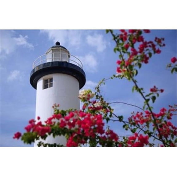 Puerto Rico Viegues Island Lighthouse of Rincon Poster Print by Jaynes Gallery - 27 x 18 in.