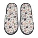 thumbnail image 1 of Fotbe Black Cat And Snake Pantuflas Peludas para Mujer con Estampado, Zapatillas de Peluche, Zapatos de Invierno para Casa, Uso Interior y Exterior-Medium, 1 of 8