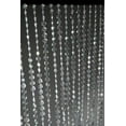 thumbnail image 2 of Diamonds Beaded Curtains, Smoke Gray Iridescent, 3 Ft x 6 Ft, 2 of 4