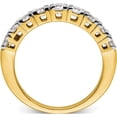 thumbnail image 2 of 14K Yellow Gold Lab Grown Diamond Si1/Si2, G H I, 9-Stone Band (Size 7) Made In India rm8636-100-7ylg, 2 of 5