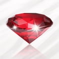 thumbnail image 4 of Pisapapeles de Diamante de Cristal Claro, 60mm(2.4") Diamante Artificial para Regalos de Cumpleaños, Fiestas de Boda (Rojo), 4 of 7