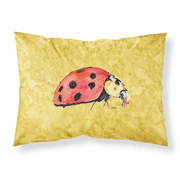 Lady Bug on Yellow Fabric Standard Pillowcase-30 x 20.5-