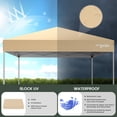 thumbnail image 2 of GVDV Canopy Tent, 10x10 ft Easy Pop up Outdoor Canopy Tent, Portable Straight Leg Gazebo Instant Canopy, 2 of 11