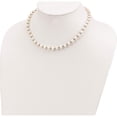 thumbnail image 3 of Sterling Silver Rhodium-Plated White Fw Cultured Pearl Necklace (18 X 7) Made In Canada qh1084-16, 3 of 5