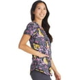 thumbnail image 4 of Tooniforms Scrubs Top For Women V-Neck Print TF737, 4 of 7