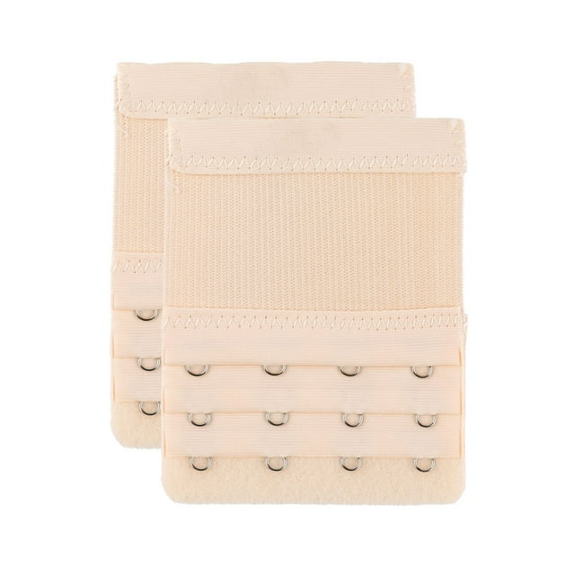 INSPIRE CHIC Women's Elastic Bra Hook Extensions 3 Rows