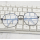 thumbnail image 4 of Gafas lisas poligonales para reparación facial de celebridades de Internet, gafas octogonales anti-luz azul, se pueden equipar con miopía, 4 of 5
