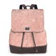 thumbnail image 1 of Easygdp Rose Gold Glitter Mochila de Cuero para Mujeres, Bolso de Hombro, Bolsos de Mano de Moda para Trabajo y Viajes, 1 of 4