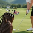 thumbnail image 7 of Haosy Colorful Bones Golf Mallet Putter Cover Strong Magnetic Leather Golf Club Headcover Closure, 7 of 7