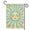 C, variant on XaaKee Garden Flags, Turquoise Dream Celestial Mural Pattern Yard Flags, Double-Sided High-Quality White Linen Small Garden Flags For Outdoor Yard Decoration, 12x18Inch