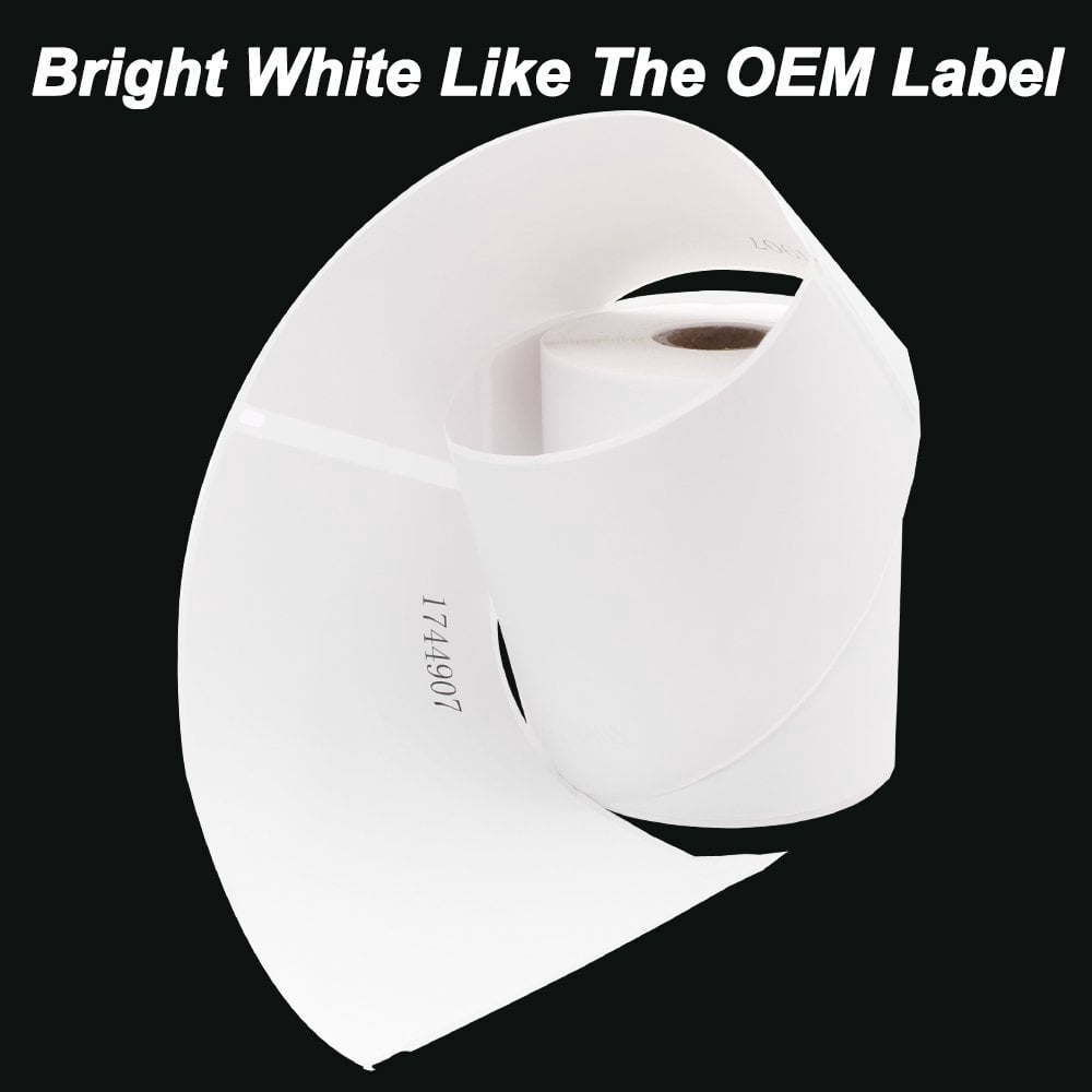 GREENCYCLE Compatible for Dymo 1744907 Address Shipping Postal Extra Large Label for LabelWriter 4XL Printer BPA Free, 4" x 6"(104mm x 158mm), 220 Labels per Roll (50 Roll, White)