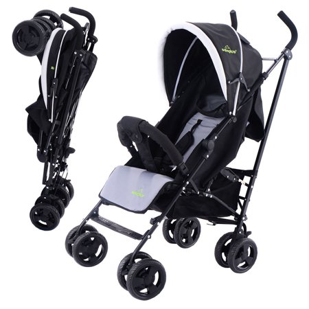 costway foldable baby stroller buggy kids jogger travel infant pushchair lightweight