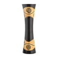 thumbnail image 3 of AeraVida Carved Swirls Brown and Beige Mango Tree Wood Concave Table Vase, 3 of 5