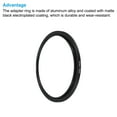 thumbnail image 4 of Uxcell 67mm-72mm Step Up Ring with Cleaning Cloth, 2 Pack Camera Lens Filter Adapter Ring, Black, 4 of 6