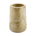 thumbnail image 1 of Jarrón de madera con flores secas, maceta decorativa hecha a mano para centros de mesa., 1 of 9