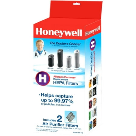 

Honeywell HRF-H2 True HEPA Replacement Filter 2 Pack
