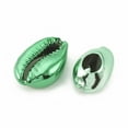 thumbnail image 3 of 100 pc Electroplated Sea Shell Beads Undrilled/No Hole Beads Cowrie Shells Mixed Color 17~21x11~14x6~8mm, 3 of 3