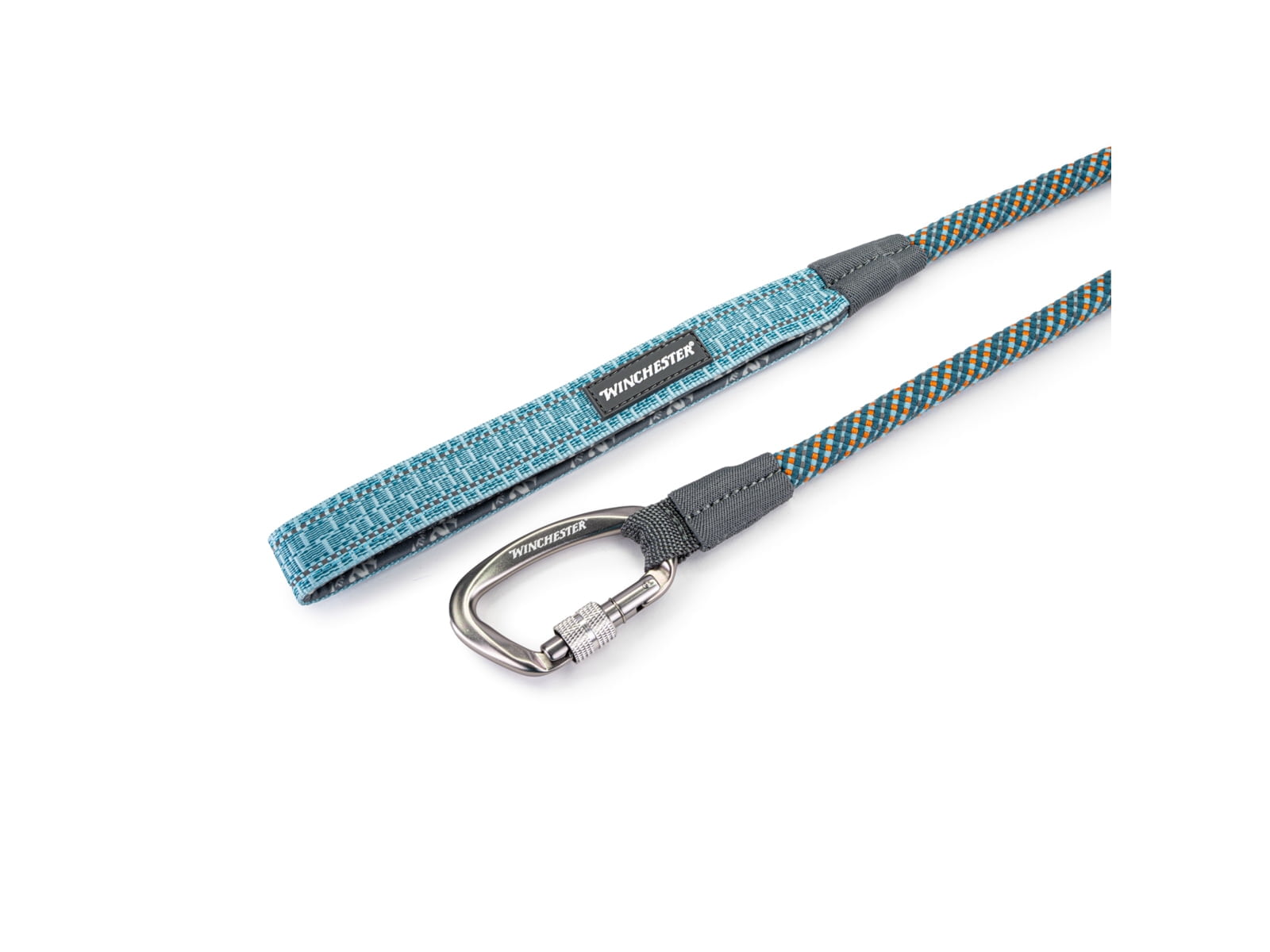 Winchester Pet Deluxe Rope Leash 6-Foot, Aqua Haze, 6 foot