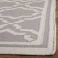 thumbnail image 4 of Safavieh Dhurries Myles Geometric Area Rug, Gray/Ivory, 8' x 8' Square, 4 of 11