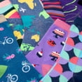 thumbnail image 2 of Colorfut Women's 12 Pairs Colorful Patterned Crew Socks WC88-AB, 2 of 5