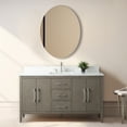 thumbnail image 3 of Vanity Art 60” Single Sink Bathroom Vanity Cabinet with Engineered Marble Countertop, 3 of 13