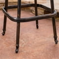 thumbnail image 3 of Afuera Living Cast Aluminum Copper Outdoor Bar Stool (Set of 2), 3 of 20