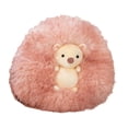 thumbnail image 2 of Peluche de erizo, figura de animal de peluche, adorno para sofá o sala de estar. rosa, 2 of 9