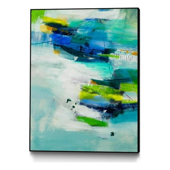Giant Art Canvas  30x40 Moving Quickly Framed in Multi-Color