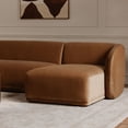thumbnail image 6 of Moe's Home Collection Faye Sectional Fabric Brown, 6 of 8