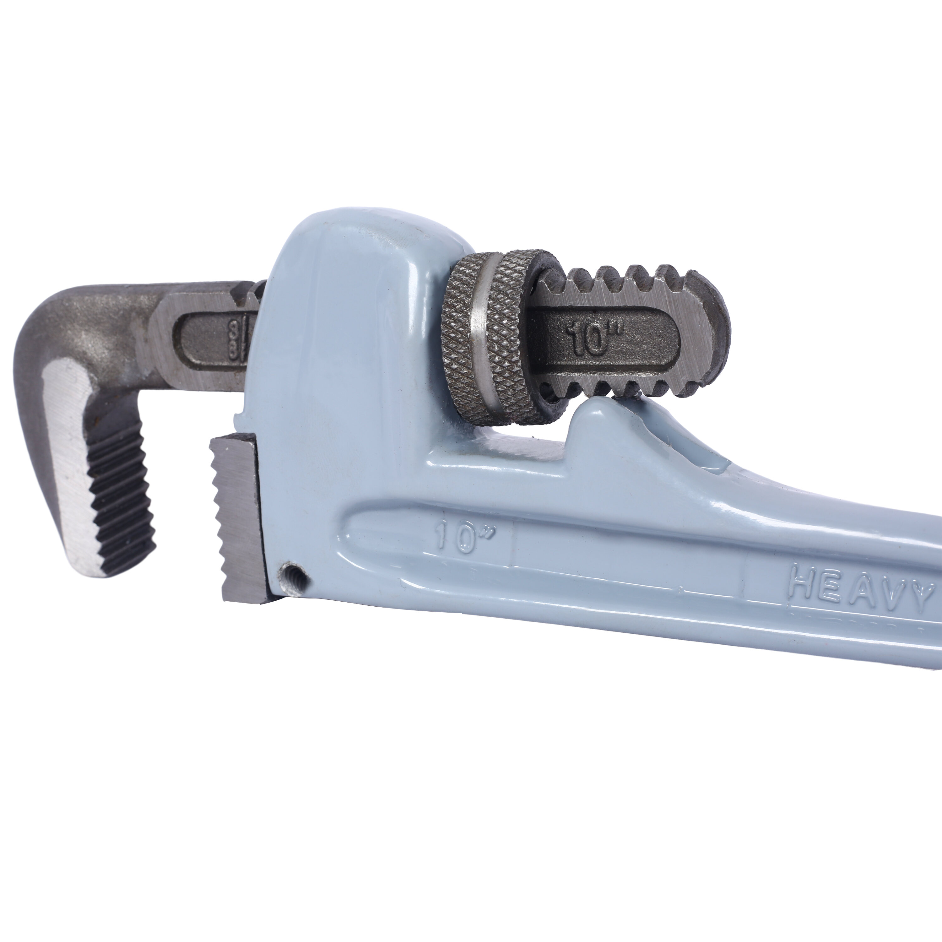 4-Piece Aluminum Pipe Wrench Set (10"/14"/18"/24"), Lightweight Alloy Construction, Adjustable Jaw Plumbing Tools