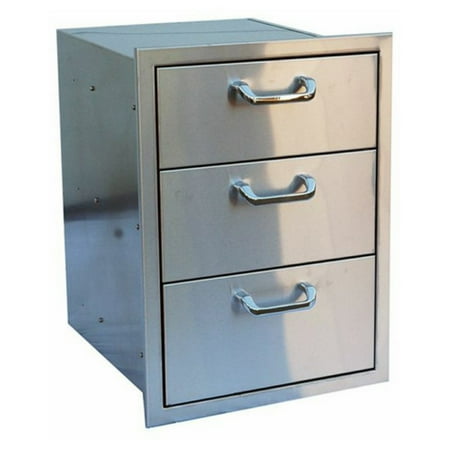 - Outdoor GreatRoom Stainless Steel Triple Drawer