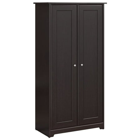- Pemberly Row 2 Door Storage Cabinet in Espresso Oak