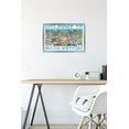 thumbnail image 6 of Nickelodeon Spongebob - Every Character Ever 19 Wall Poster, 14.725" x 22.375", Framed, 6 of 6
