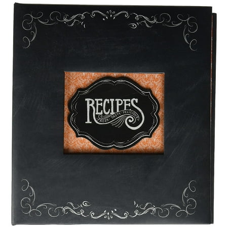 recipe book durable 3 ring binder holds 40 recipe cards measuring