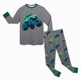 thumbnail image 4 of Paguaki Toddler Boys Pajamas Monster Cotton Kids Dinosaur 2 Pjs Sleepwear Clothes Sets, 4 of 4