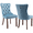Light Blue, variant on LegaHome Dining Chairs Set of 2, Velvet Upholstered Dining Chair with Nailhead Trim&Solid Wood Legs, Button Padded Dining Chairs Set for Kitchen Dining Room Living Room, Blue