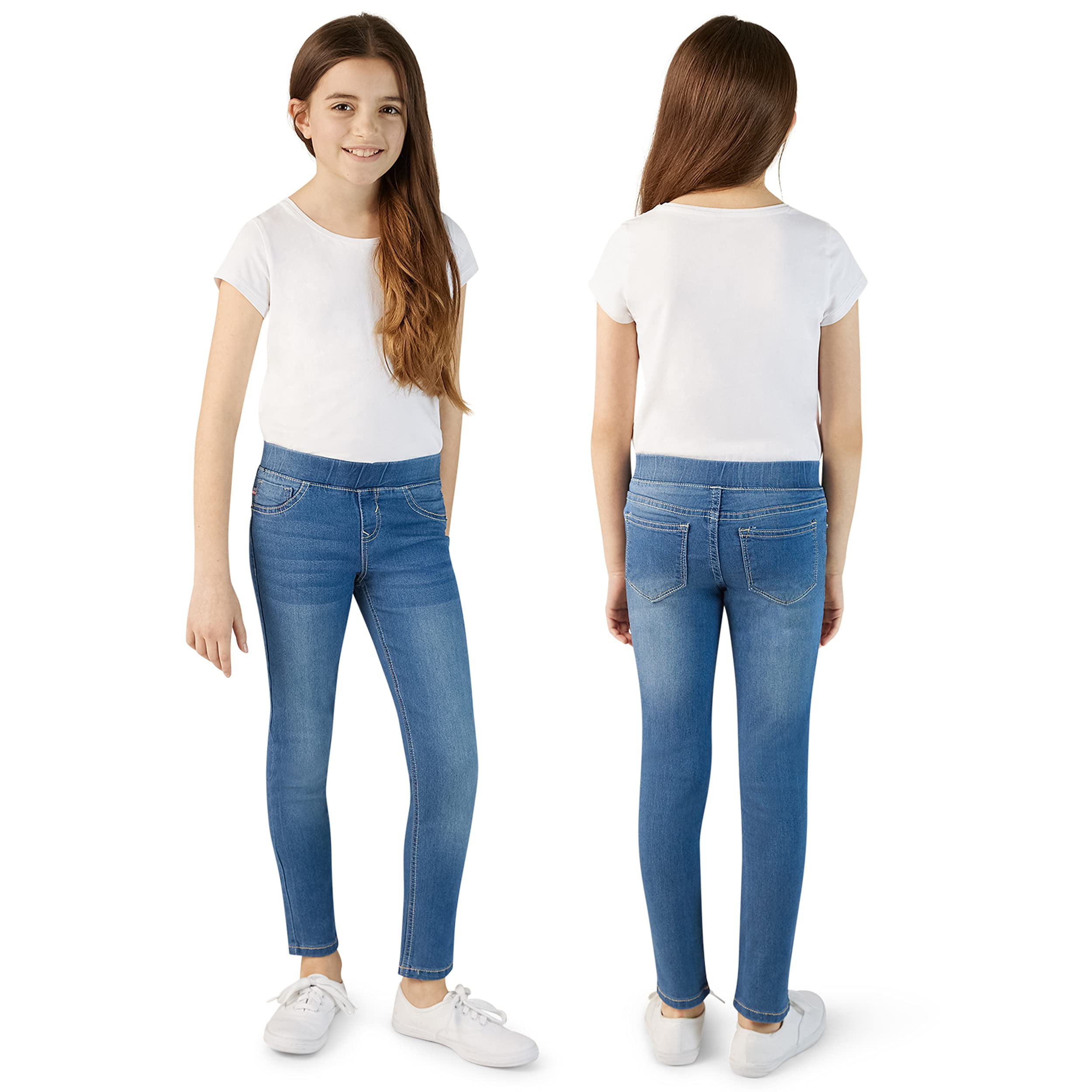 VIGOSS Pull On Skinny Jeans for Girls 