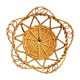thumbnail image 2 of Colgante de decoración de pared tejida con hierba | Decoración circular de tapiz de pared de ratán hecha a mano | Textura natural | Obra de arte marrón para sala de estar y hogar | 6.5x6.5x1.18, 2 of 6