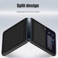 thumbnail image 4 of Funda De Teléfono Con Patrón De Fibra De Carbono Compatible Con Samsung Z Flip 3, Funda Protectora Antihuellas Dactilares, Funda De Teléfono Plegable Con Todo Incluido Advancent EL016806-04, 4 of 5