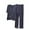 Grey, variant on Women's Pajama Set with Built-in Bra – Short Sleeve Crewneck Top and Long Pants, Soft Modal Loose Fit Loungewear, 2 Piece Sleepwear Plus Size Friendly Sky Blue,XXL