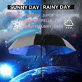 thumbnail image 4 of Portable Starry sky umbrella Anti-UV Waterproof Windproof Folding Umbrella Three-layer protective travel umbrella - Auto Open and Close Button and 8 Rib Reinforced Canopy 11.02 x 1.96 x 1.96 inches, 4 of 7