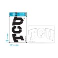 thumbnail image 3 of NCAA TCU Horned Frogs Collegiate 'TCU' Multi-Purpose Stencil, 3 of 3