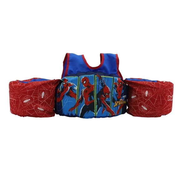 Marvel - Spiderman Paddle Pal Patented Swim Jacket for Kids (1 pack). Weight: 33-55 lbs (15-25 kg)