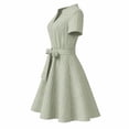 thumbnail image 3 of Vestido George para Mujer, Manga Corta Sage Talla M, 3 of 4