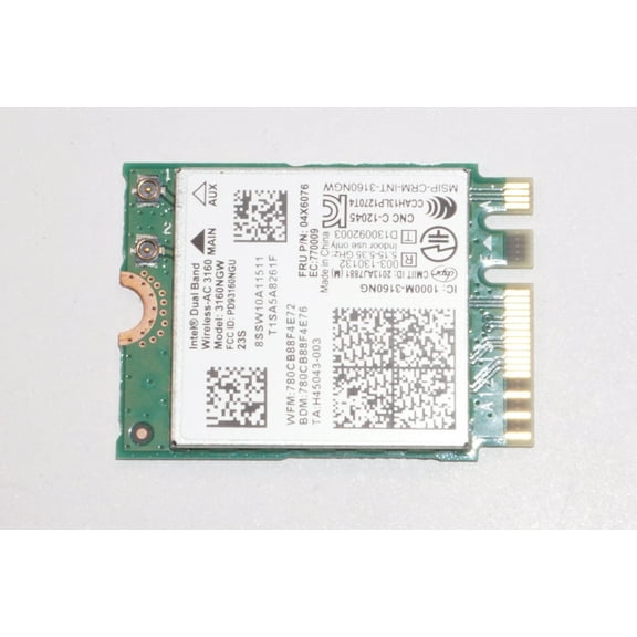 SW10A11511 Lenovo Wireless Card FLEX 3 11 2-IN-1 flex 3-1120 flex 3-1130