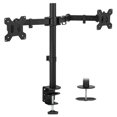 thumbnail image 1 of Soporte de Escritorio Dual Monitor Mount-It! Negro Ajustable para Dos Monitores LCD de 20 a 27 Pulga, 1 of 9