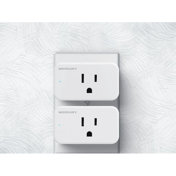 Merkury Smart Wi-Fi Plug 2 Pack, Smart Wi-Fi Outlet 2PK