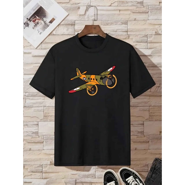 Airplane Cotton boys' T-shirt tee top