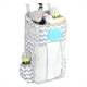 thumbnail image 1 of Bolsa de almacenamiento Carrito de pañales para colgar Organizador Apilador de pañales para colgar para bebés con toallitas Bolsillo Apilador de pañales para almacenamiento de elementos esenciales par, 1 of 8